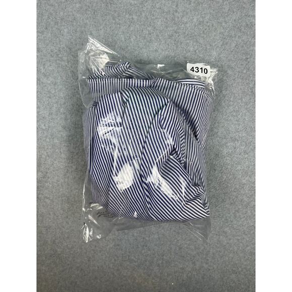 Polo Ralph Lauren Shirt Men's XXL White Striped Long Sleeve Button Up Workwear - Picture 11 of 11